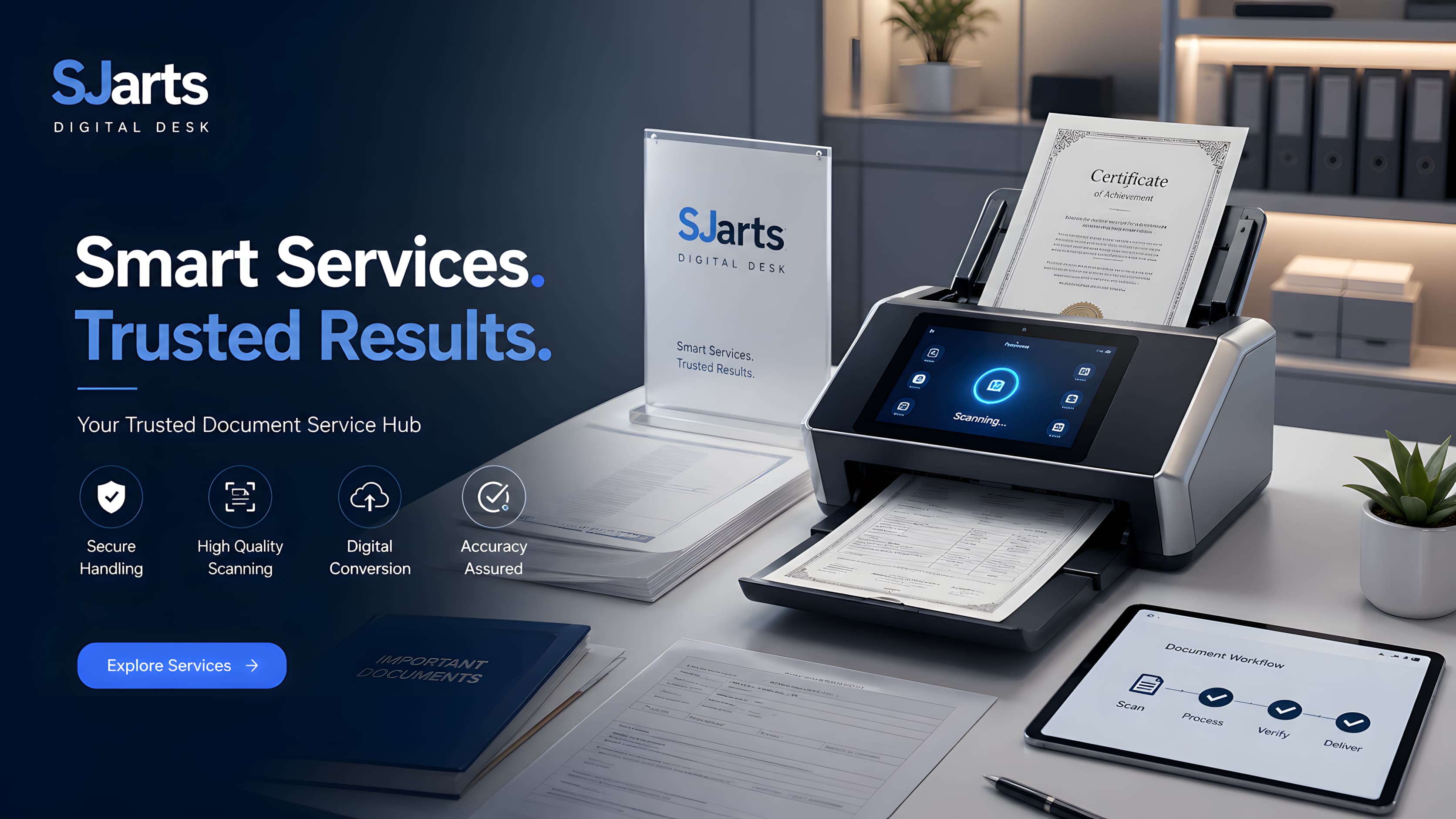 Hero Website Image for desk.sjartscreativestudio.com